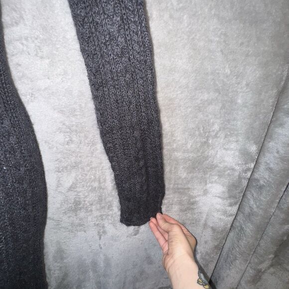 Peruvian Connection Baby Alpaca Silk Cable Knit Sweater Dress Sz XS Maxi - Picture 5 of 9